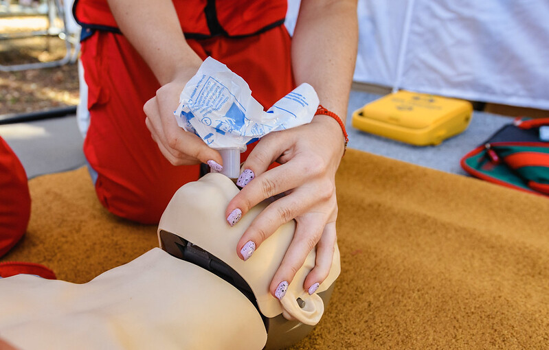 CPR Training In Field